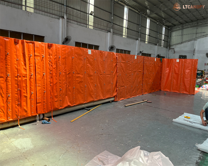 Illustration of Folding Cage For Flooding Relief